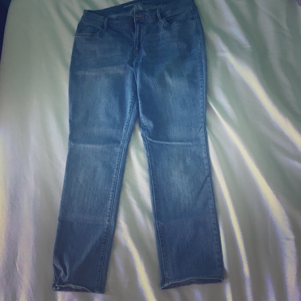 Like new straight jeans from old navy